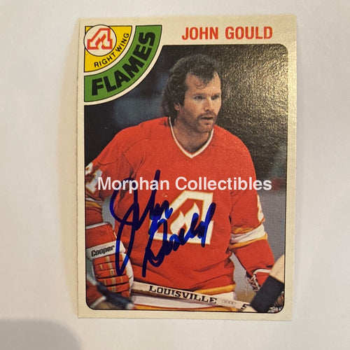 John Gould - Autographed Card 1978-79 Opc