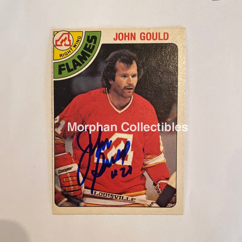 John Gould - Autographed Card 1978-79 Opc