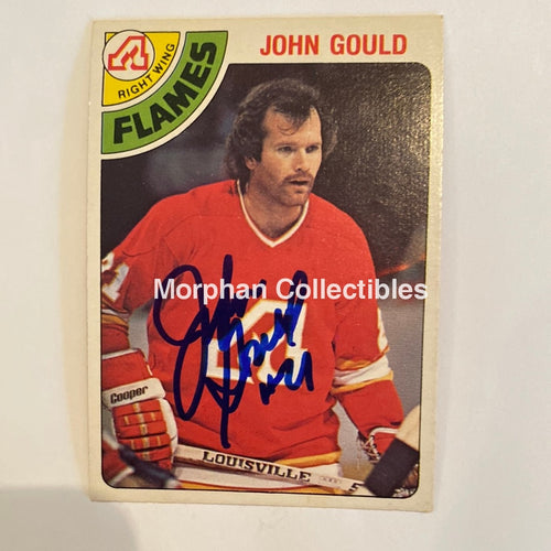 John Gould - Autographed Card 1978-79 Opc