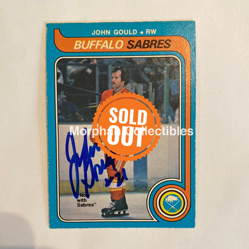 John Gould - Autographed Card 1979-80 Opc