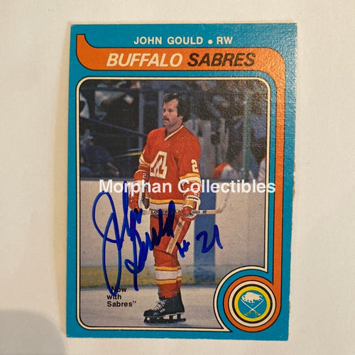 John Gould - Autographed Card 1979-80 Opc