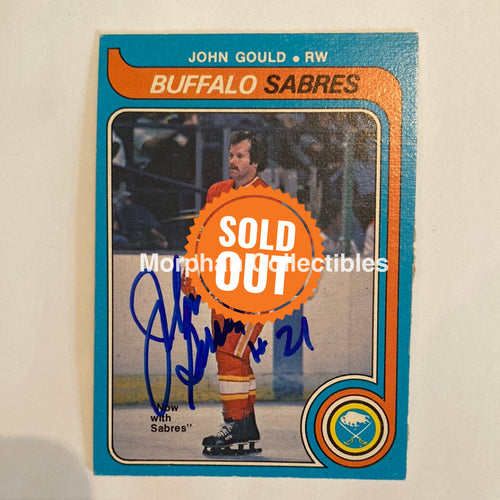 John Gould - Autographed Card 1979-80 Opc