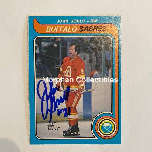 John Gould - Autographed Card 1979-80 Opc