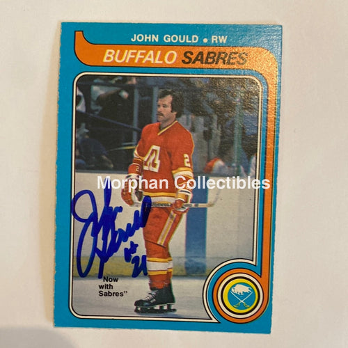 John Gould - Autographed Card 1979-80 Opc