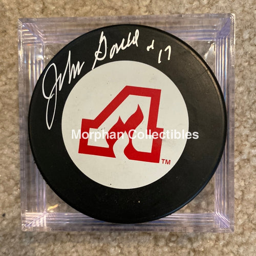 John Gould - Autographed Pick Atlanta Flames Puck