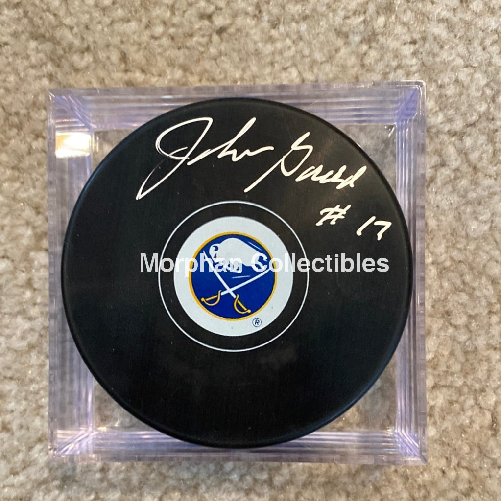 John Gould - Autographed Pick Buffalo Sabres Puck