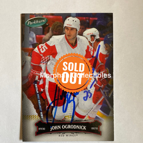 John Ogrodnick- Autographed Card - 2007 Parkhurst