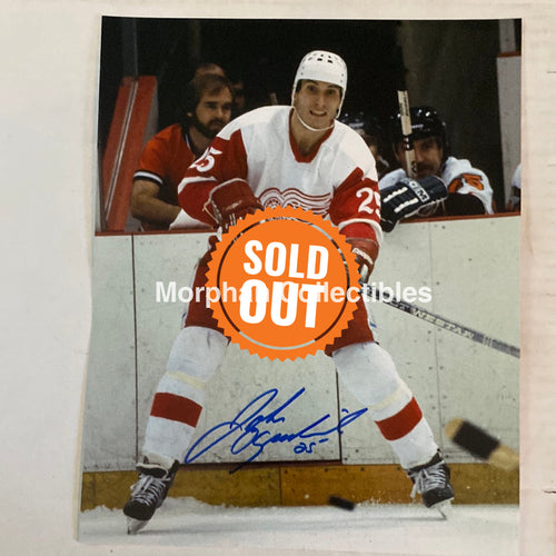 John Ogrodnick - Autographed Detroit Red Wings 8X10 Photo