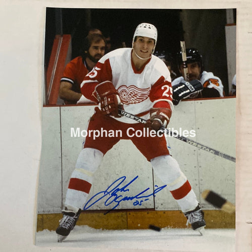 John Ogrodnick - Autographed Detroit Red Wings 8X10 Photo