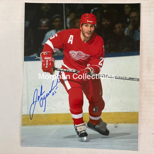 John Ogrodnick - Autographed Detroit Red Wings 8X10 Photo