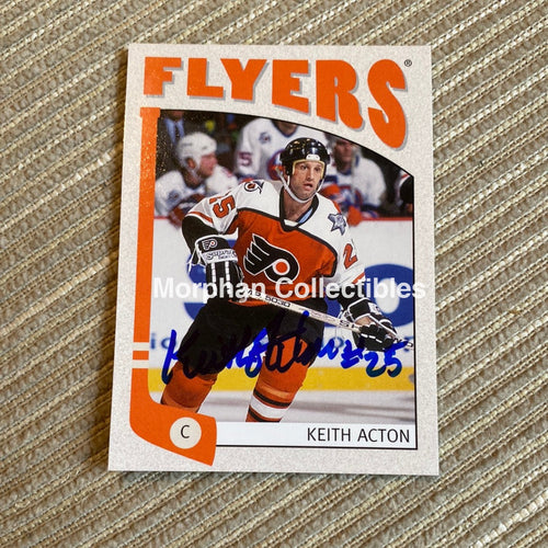 Keith Acton - Autographed Card 2005 Itg