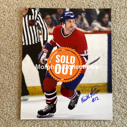 Keith Acton - Autographed Montreal Canadiens 8X10 Photo