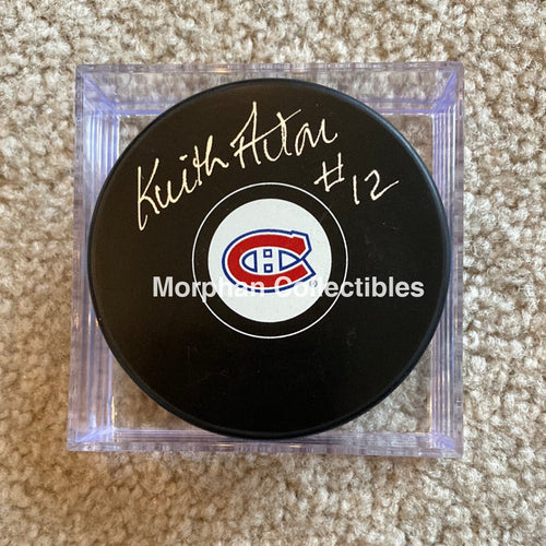 Keith Acton - Autographed Montreal Canadiens Puck