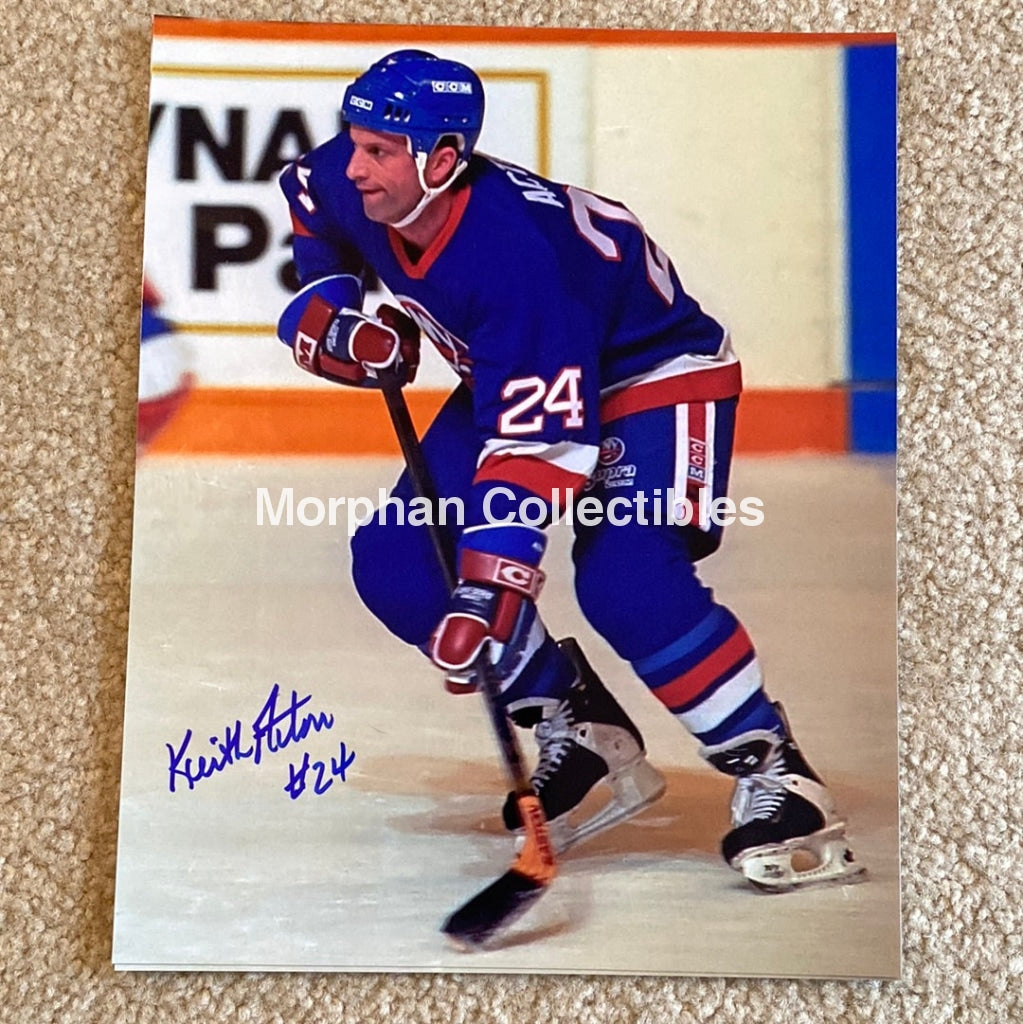 Keith Acton - Autographed Ny Islanders 8X10 Photo