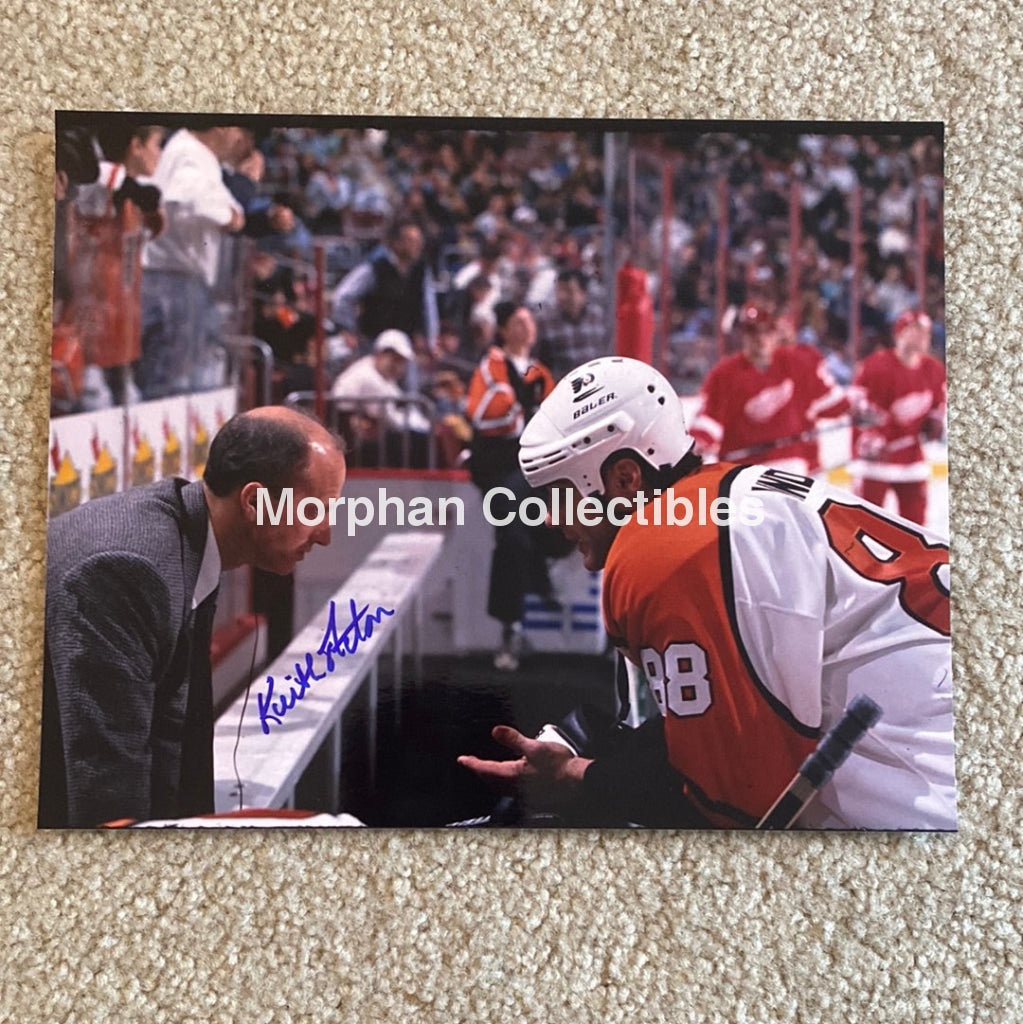 Keith Acton - Autographed Philadelphia Flyers 8X10 Photo