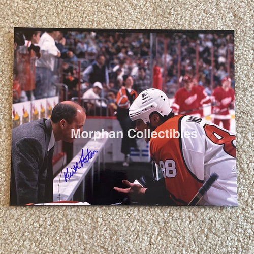 Keith Acton - Autographed Philadelphia Flyers 8X10 Photo