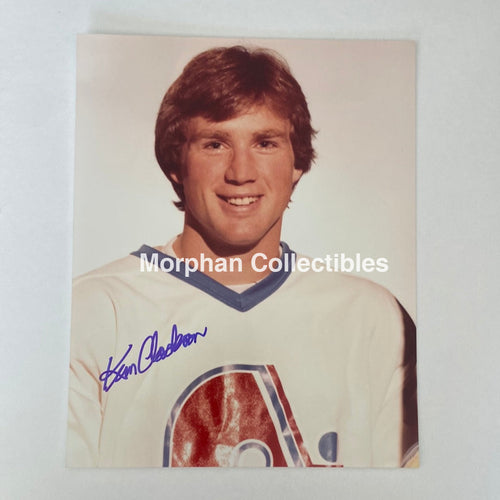 Kim Clackson - Autographed 8X10 Photo Quebec Nordiques