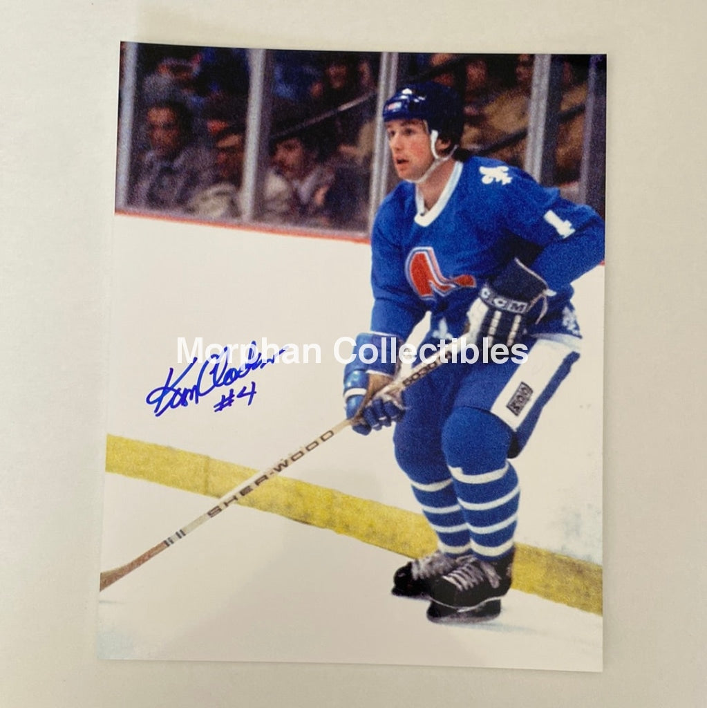 Kim Clackson - Autographed 8X10 Photo Quebec Nordiques