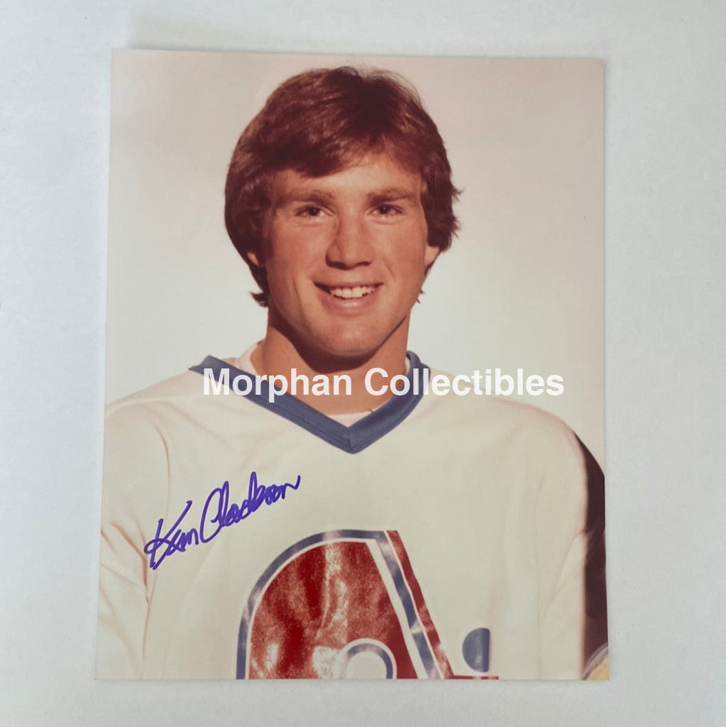 Kim Clackson - Autographed 8X10 Photo Quebec Nordiques