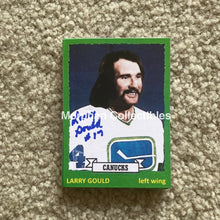 Load image into Gallery viewer, Larry Gould - Autographed Card Custom Vancouver Canucks
