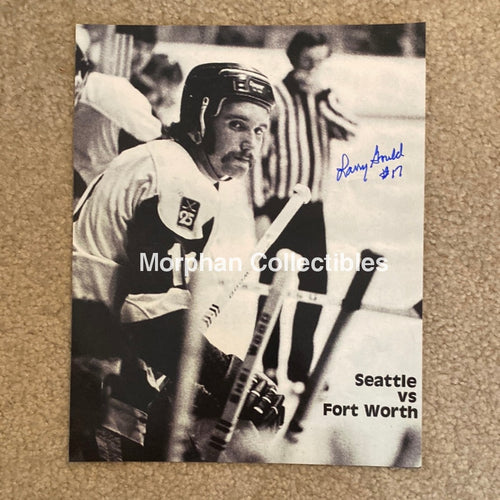 Larry Gould - Autographed Seattle Totems 8X10 Photo