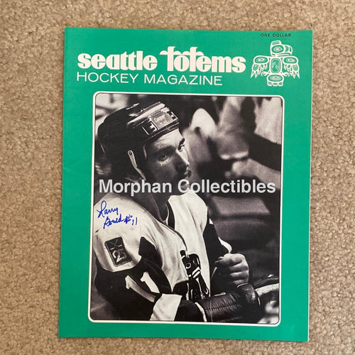 Larry Gould - Autographed Seattle Totems 8X10 Photo