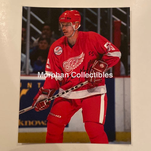 Larry Murphy - Autographed 8X10 Detroit Red Wings Photo