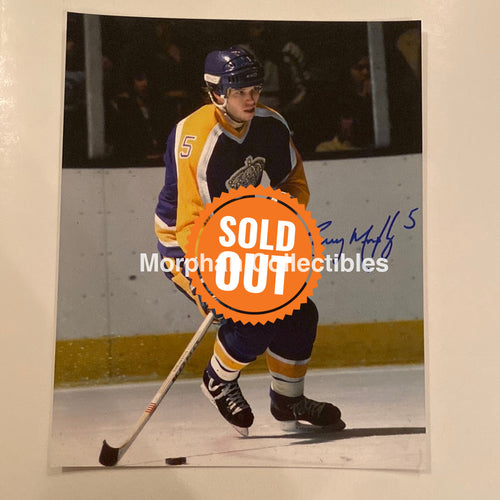 Larry Murphy - Autographed 8X10 Los Angelos Kings Photo