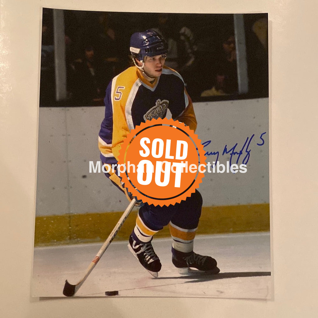 Larry Murphy - Autographed 8X10 Los Angelos Kings Photo