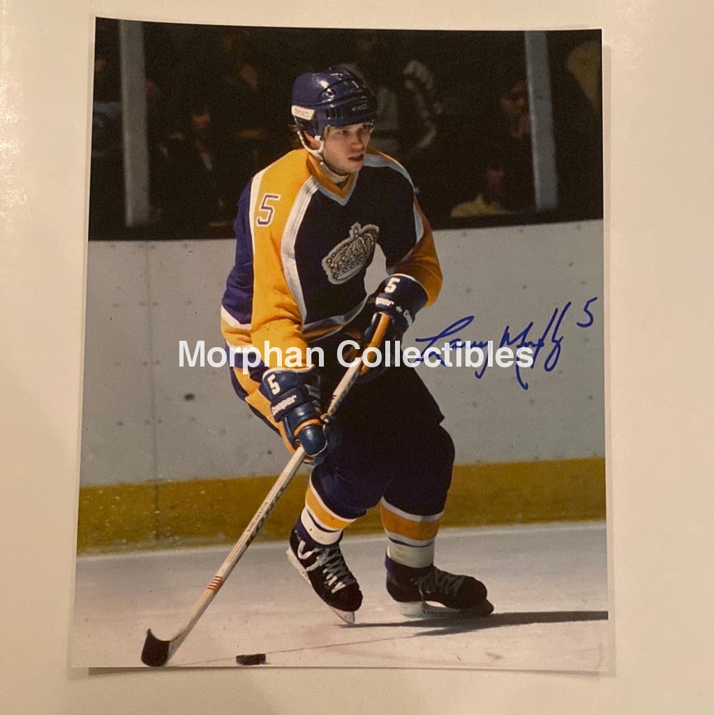 Larry Murphy - Autographed 8X10 Los Angelos Kings Photo