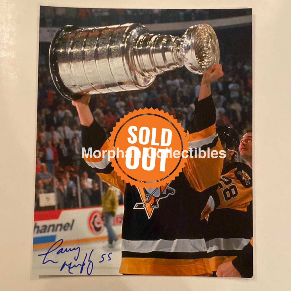 Larry Murphy - Autographed 8X10 Pittsburg Penguins Photo