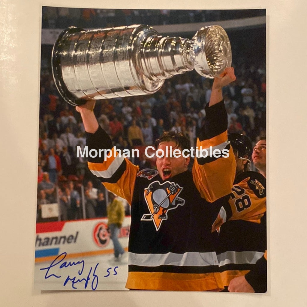 Larry Murphy - Autographed 8X10 Pittsburg Penguins Photo