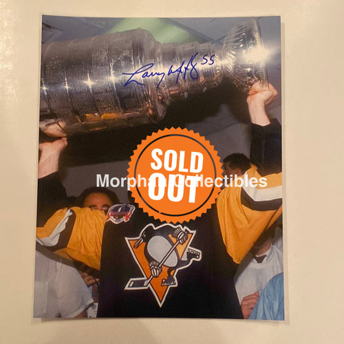Larry Murphy - Autographed 8X10 Pittsburg Penguins Photo