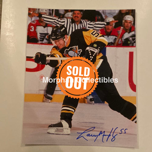 Larry Murphy - Autographed 8X10 Pittsburg Penguins Photo