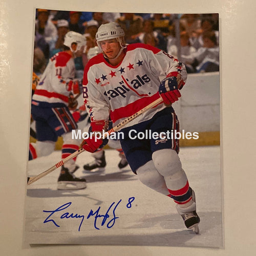 Larry Murphy - Autographed 8X10 Washington Capitals Photo