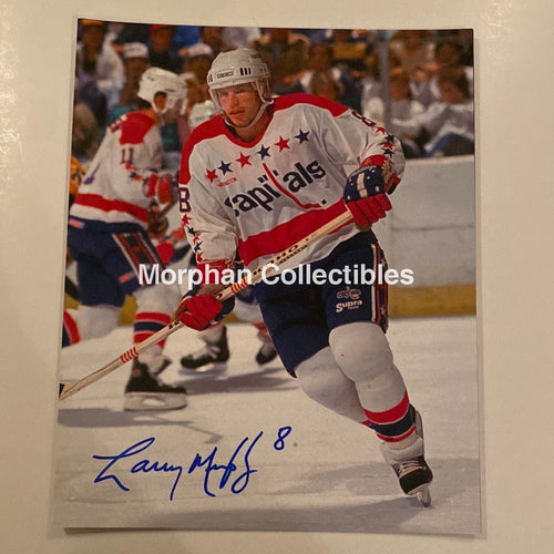 Larry Murphy - Autographed 8X10 Washington Capitals Photo