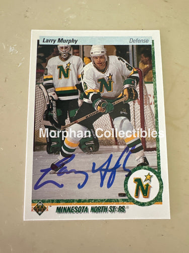 Larry Murphy - Autographed Card - 1990-91 Upper Deck Card