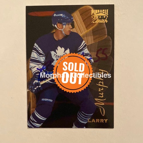 Larry Murphy - Autographed Card Pinnacle Zenith 1996-97