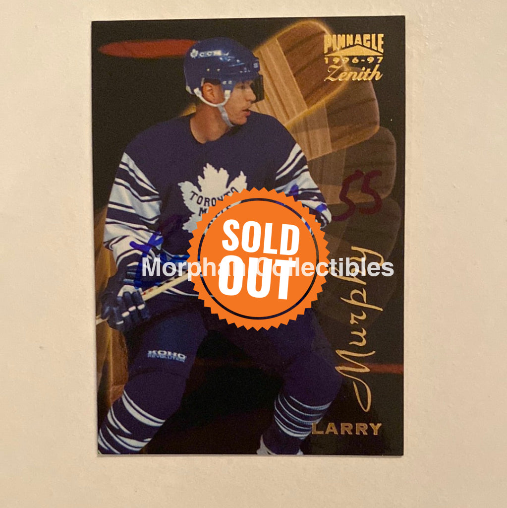 Larry Murphy - Autographed Card Pinnacle Zenith 1996-97