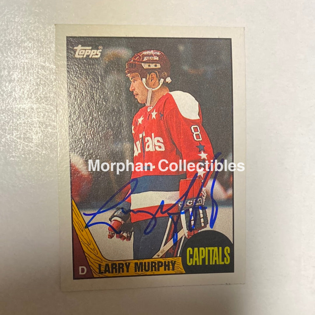 Larry Murphy - Autographed Card Topps 1987-88