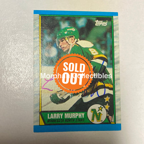 Larry Murphy - Autographed Card Topps 1989-90