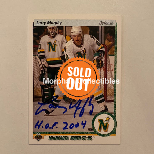 Larry Murphy - Autographed Card Upper Deck 1990-91