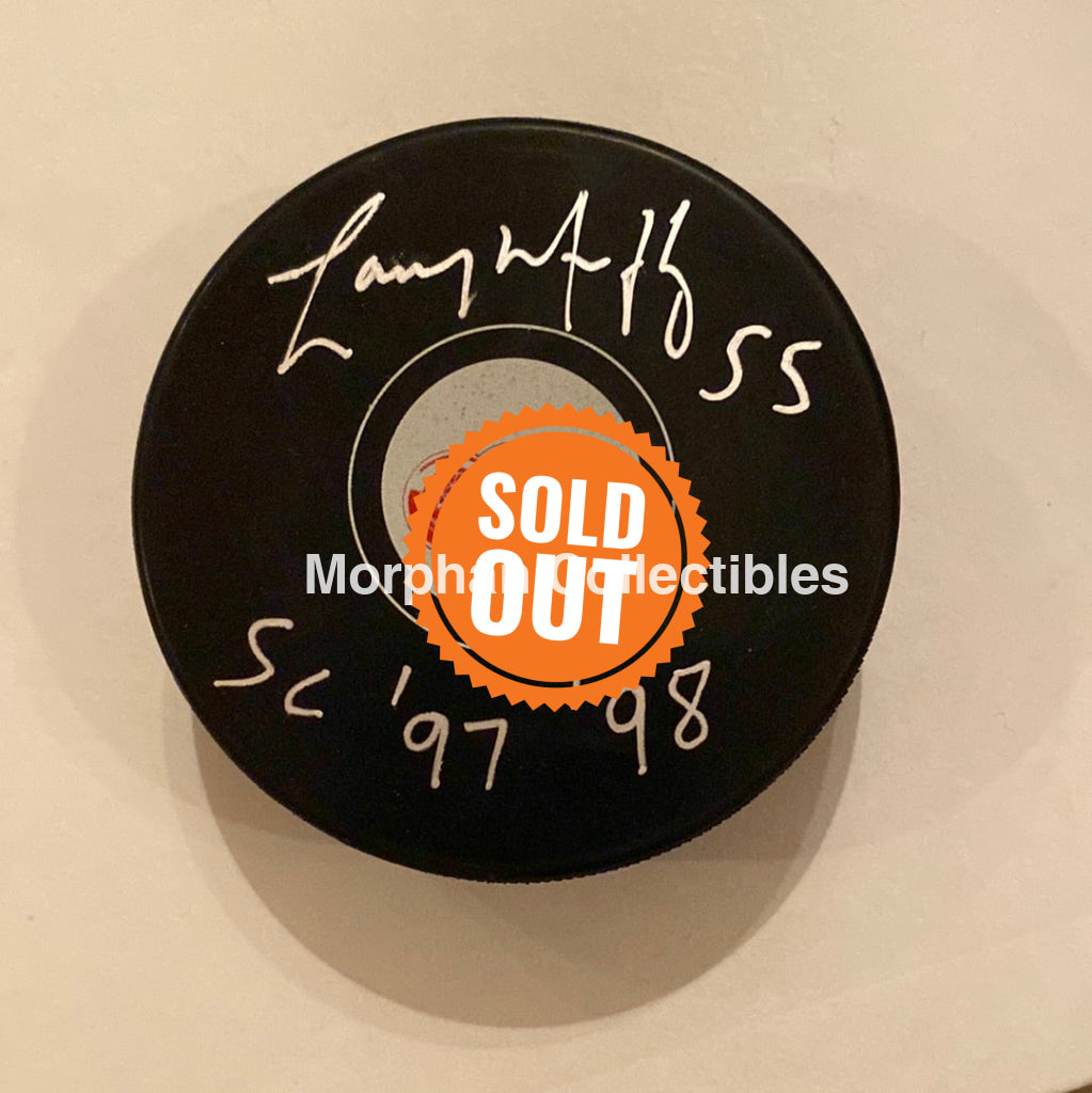 Larry Murphy - Autographed Puck Detroit Red Wings