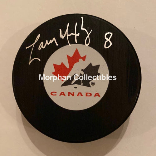 Larry Murphy - Autographed Puck Team Canada