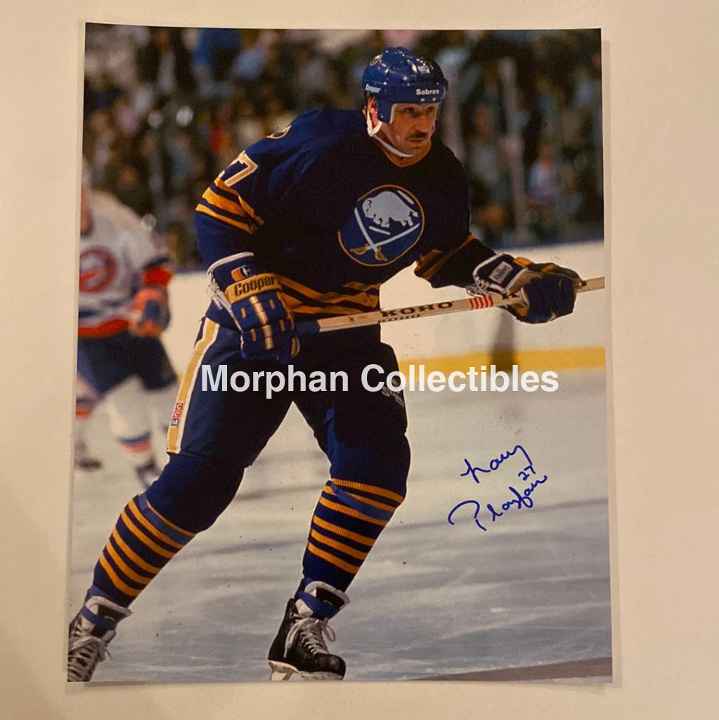 Larry Playfair - Autographed 8X10 Buffalo Sabres Photo
