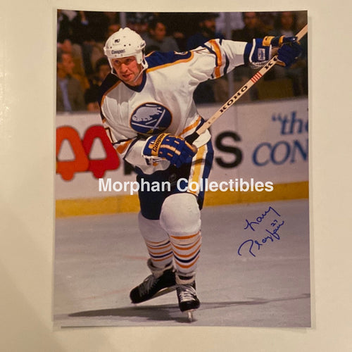 Larry Playfair - Autographed 8X10 Buffalo Sabres Photo