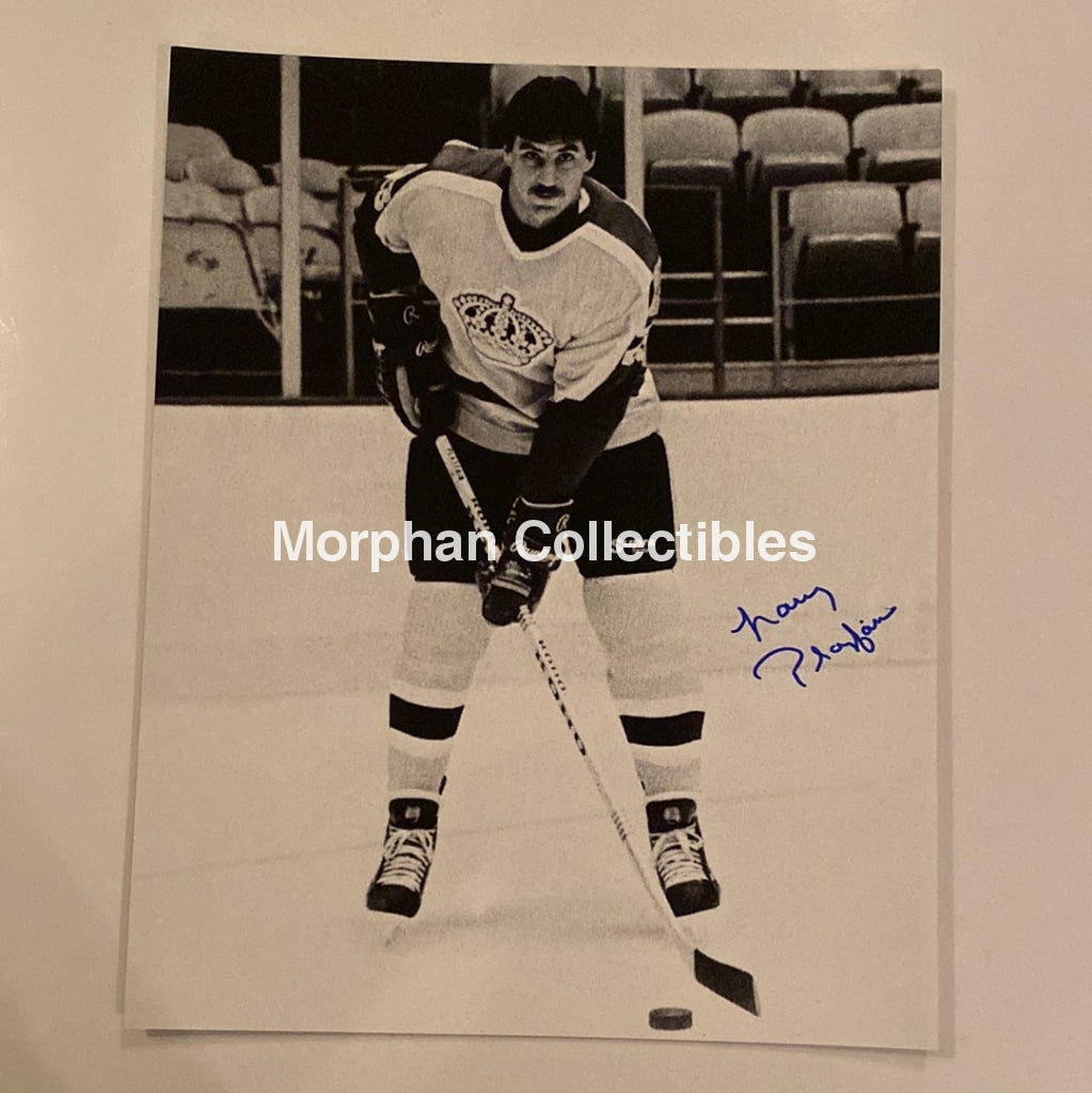 Larry Playfair - Autographed 8X10 Los Angelos Kings Photo