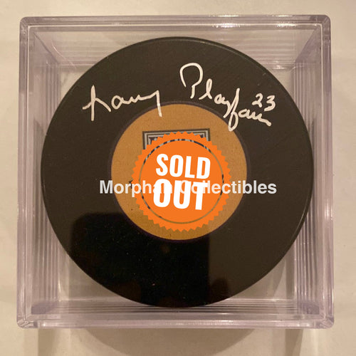 Larry Playfair - Autographed Puck Los Angelos Kings