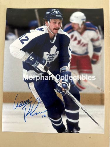 Laurie Boschman - Autographed 8x10 Photo - Toronto Maple Leafs Photo