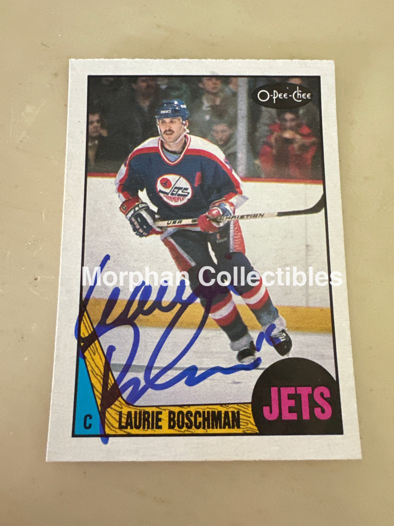 Laurie Boschman - Autographed Card - 1987-88 OPC Card